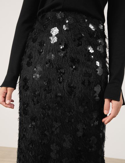 GERRY WEBER Юбка с бахромой и пайетками