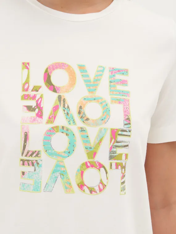 GERRY WEBER Футболка с буквенным принтом