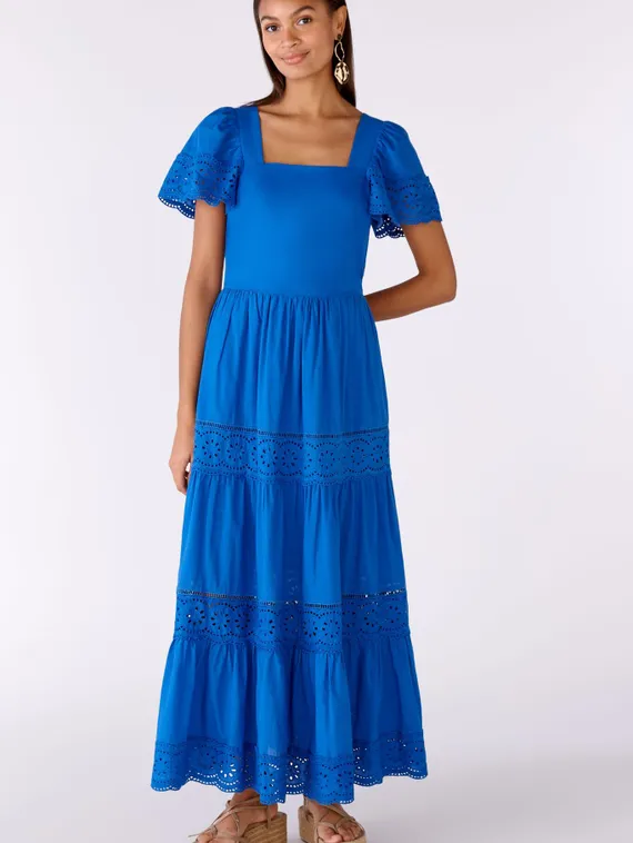 Oui Платье с вышивкой