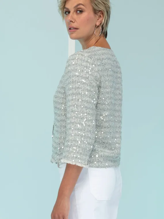 BIANCA Жакет с пайетками
