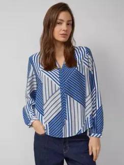 s.Oliver Блуза вискозная с принтом