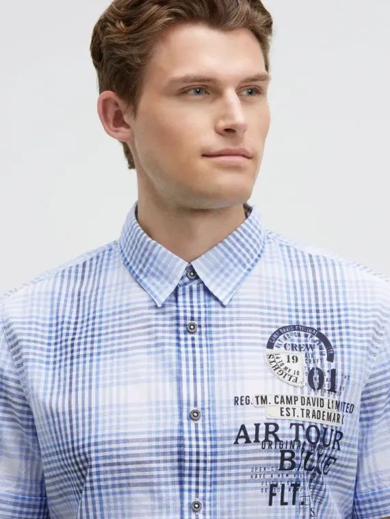 CAMP DAVID Рубашка в клетку