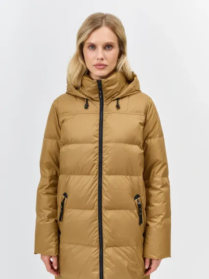 BULMER Стеганое пальто с контрастной фурнитурой