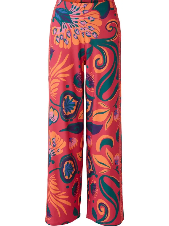 Oui Брюки с принтом