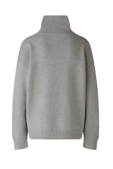 Oui Пуловер из смесового хлопка