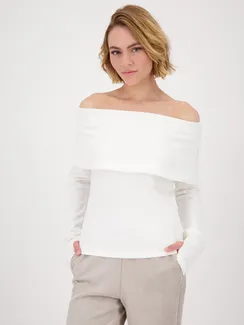 MONARI Толстовка с вырезом "кармен"