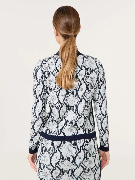 GERRY WEBER Джемпер с принтом змеи