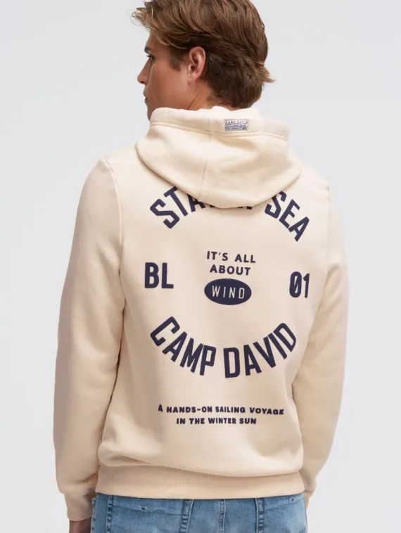 CAMP DAVID Толстовка с принтом на спине