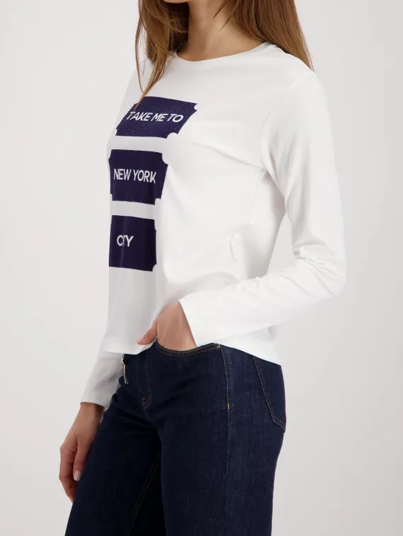 MONARI Лонгслив с принтом