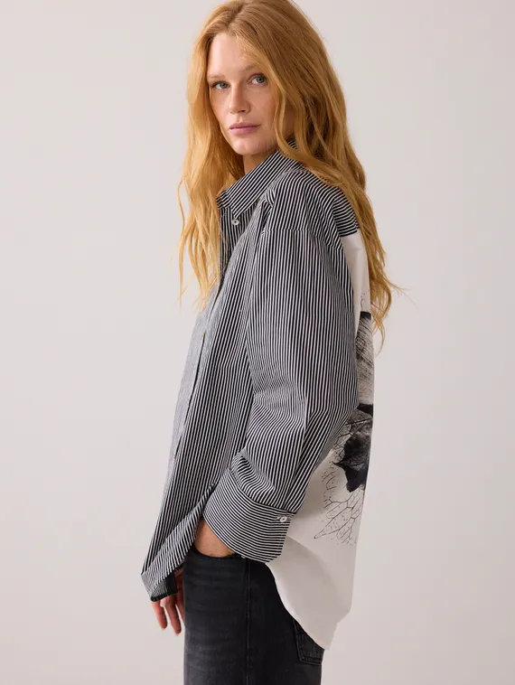 SUMMUM Блуза-рубашка с принтами