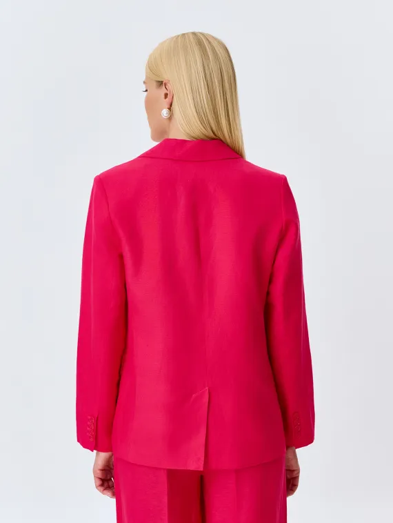 BULMER Льняной однобортный жакет