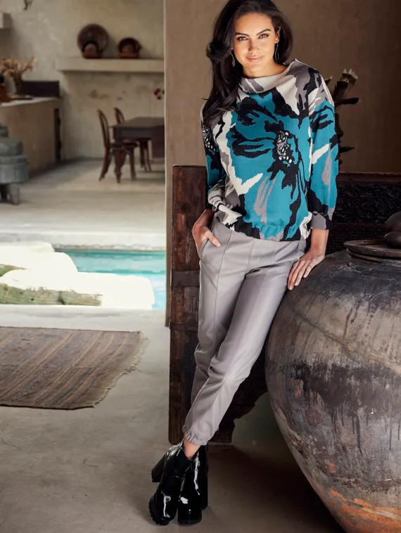 MONARI Брюки-джоггеры из искусственной кожи