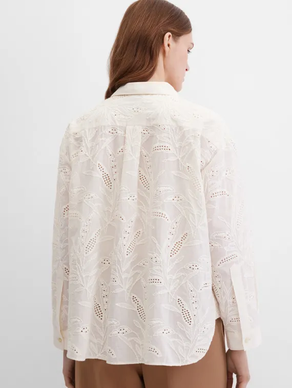 Elisa.and.me Блуза с перфорацией и вышивкой