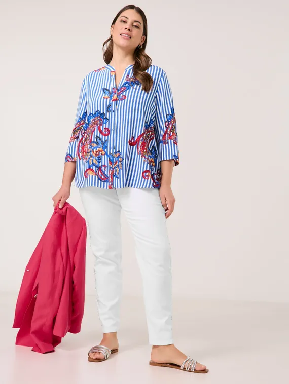 SAMOON Блуза с рукавом 3/4