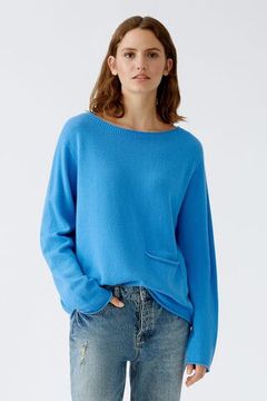 Oui Свитер бесшовный из смеси шерсти