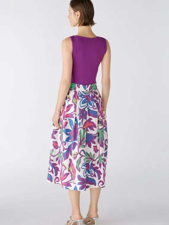 Oui Юбка с цветочным принтом