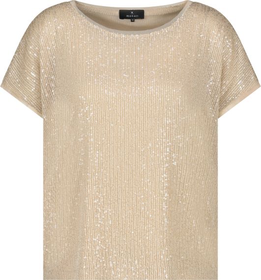 MONARI Футболка со сверкающими пайетками