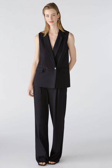 Oui Брюки из вискозного джерси