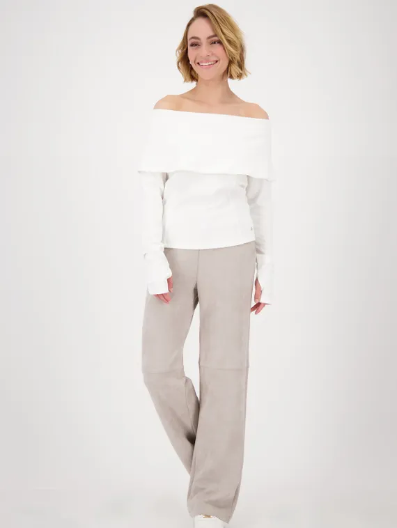 MONARI Толстовка с вырезом "кармен"