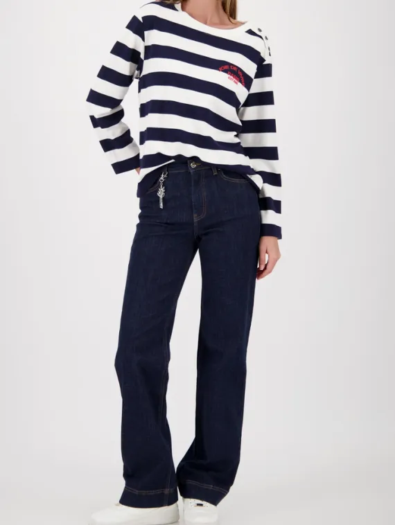 MONARI Толстовка в морскую полоску