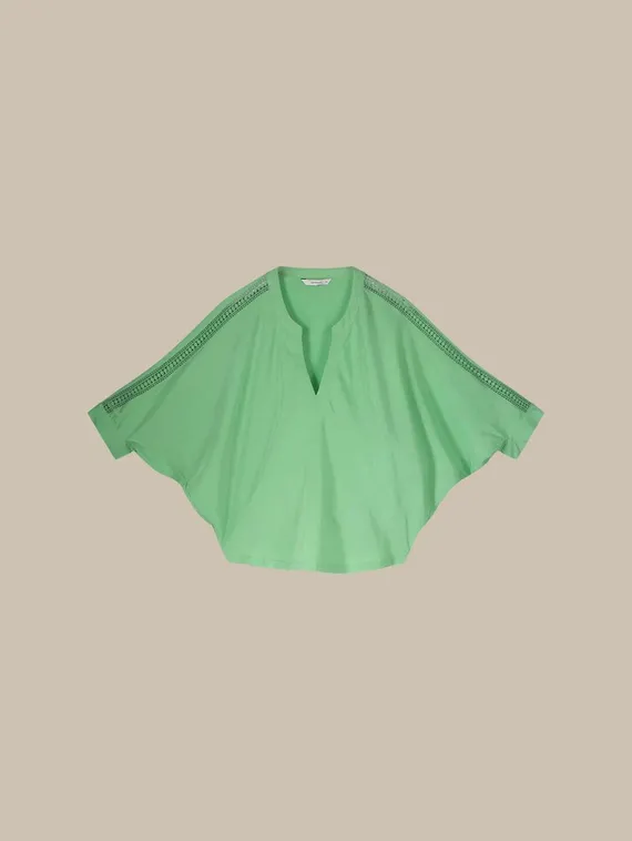 SUMMUM Блуза с V-вырезом