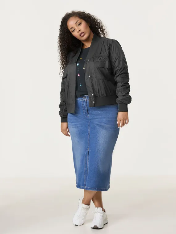 SAMOON Куртка со сборками