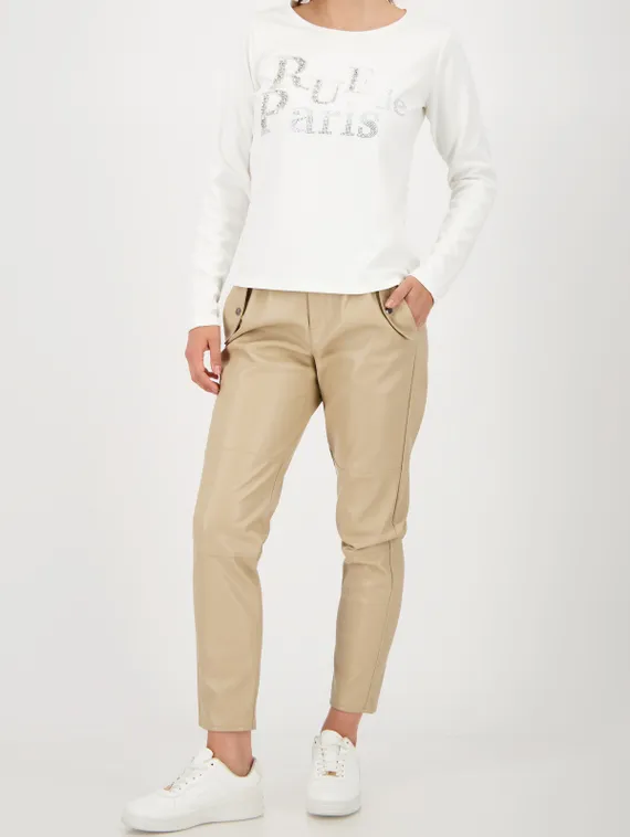 MONARI Толстовка с надписью из стразов