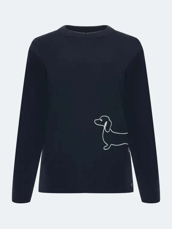 BULMER Джемпер с контрастной вышивкой