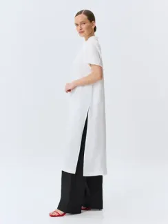 BULMER Удлиненная льняная блузка-туника