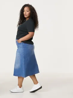 SAMOON Юбка джинсовая