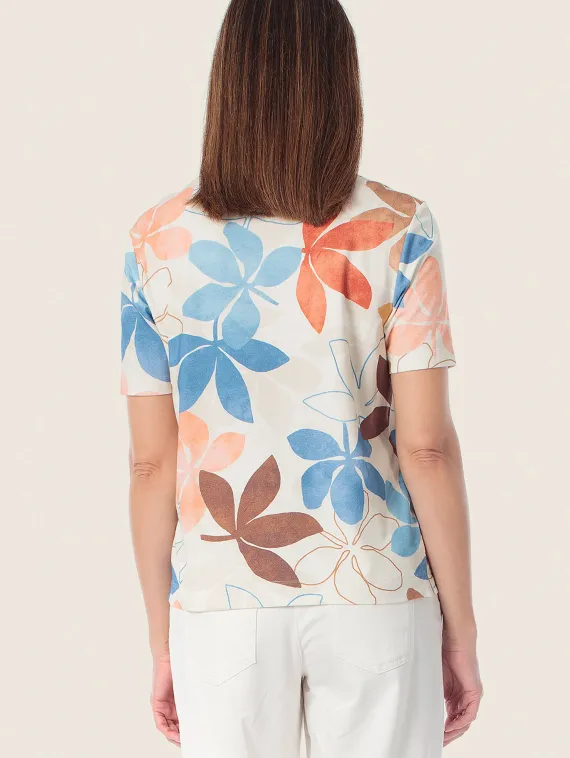 GERRY WEBER Футболка с ботаническим принтом