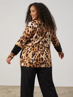 SAMOON Кардиган с пайетками