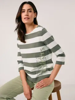 GERRY WEBER Джемпер в полоску 3/4 рукав