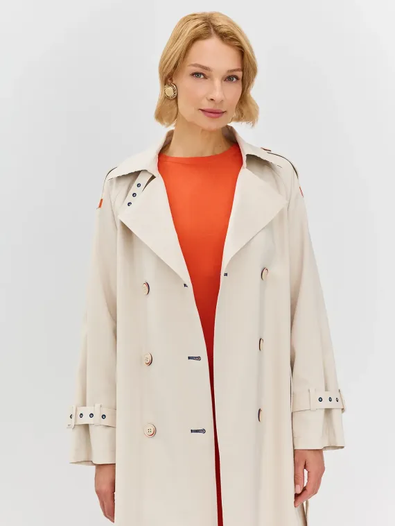 BULMER Тренч с яркими деталями