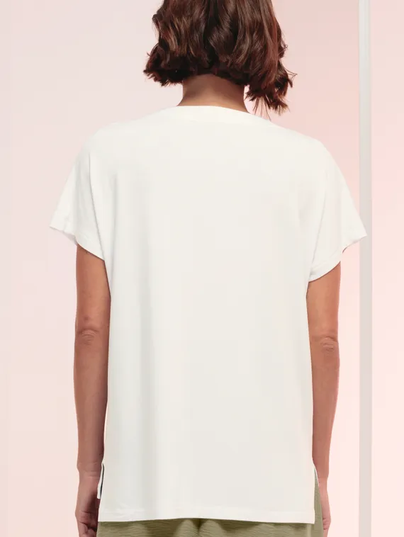 BIANCA Футболка с цветочным принтом