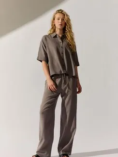 THE FASHION PEOPLE Блуза льняная
