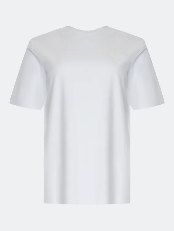 BULMER Футболка с ажурной аппликацией