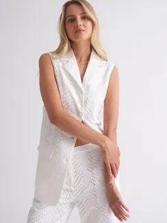 UNQ Жилет кружевной