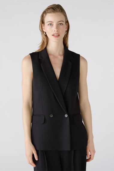 Oui Жилет из вискозного джерси