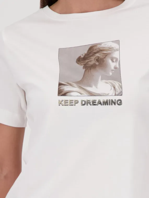 MONARI Футболка с принтом в виде статуи