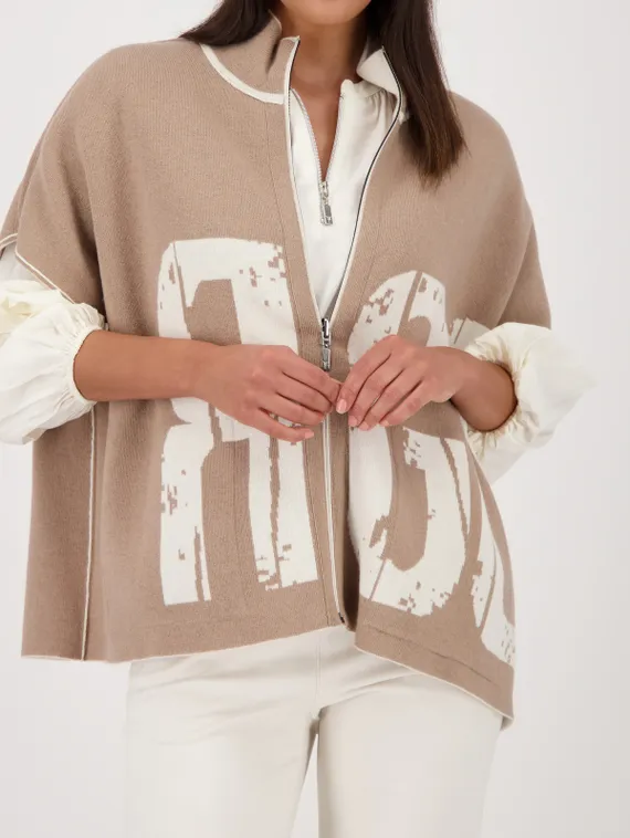 MONARI Двусторонний кардиган с жаккардом
