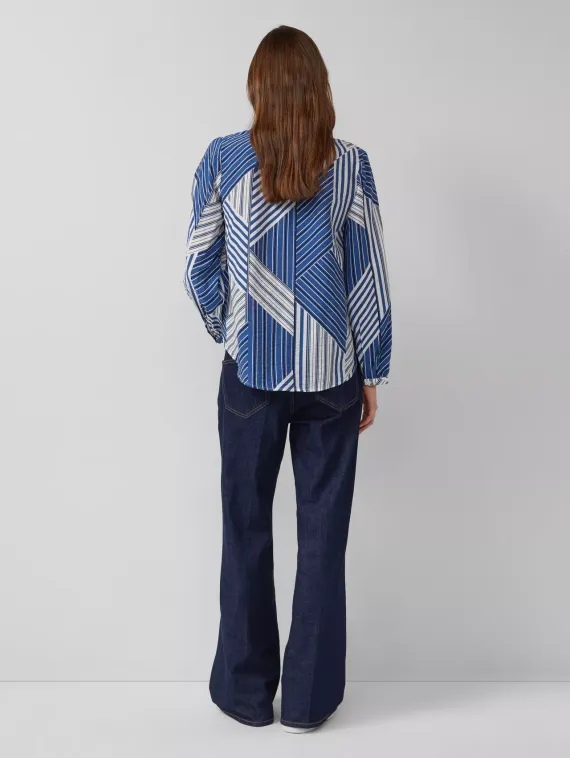 s.Oliver Блуза вискозная с принтом