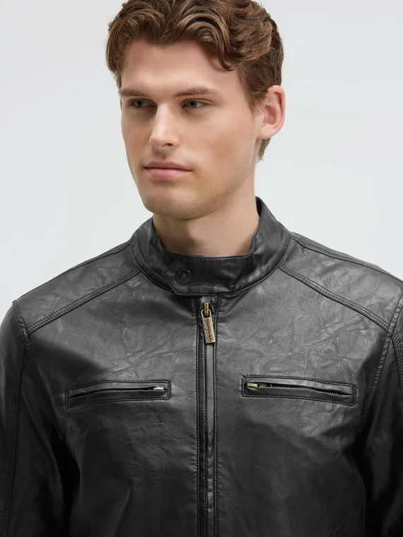 CAMP DAVID Куртка из искусственной кожи