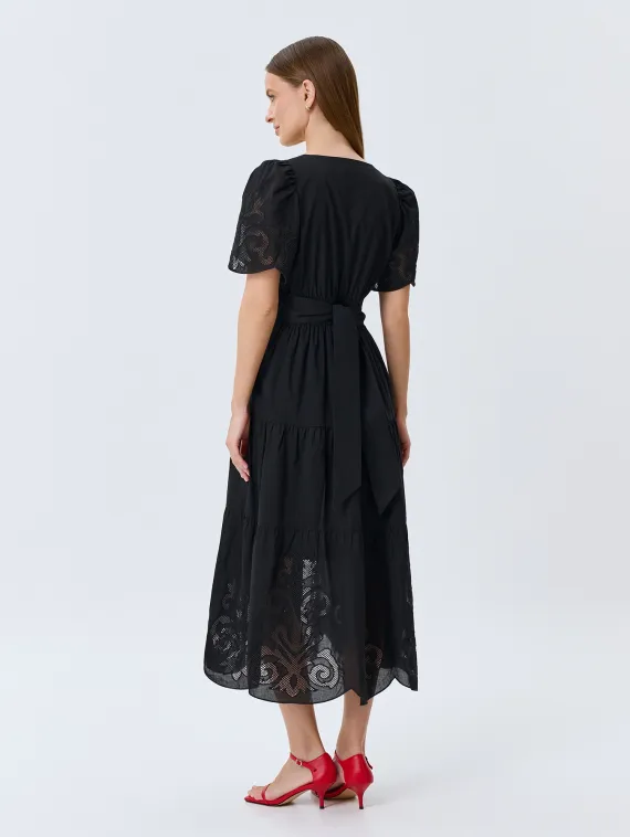 BULMER Платье с ажурной вышивкой