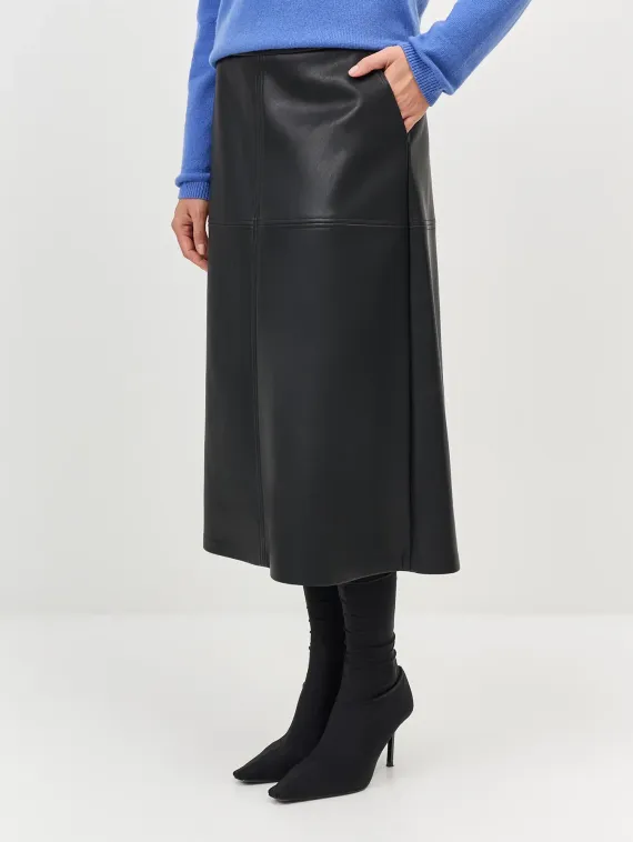 BULMER Юбка-трапеция из экокожи