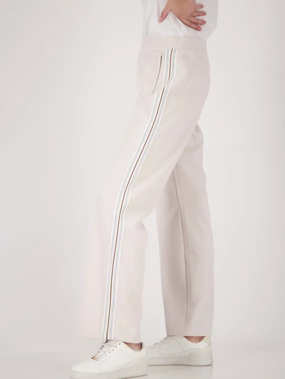 MONARI Джоггеры с лампасами из люрекса