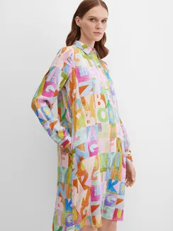 Elisa.and.me Платье-рубашка с абстрактным принтом