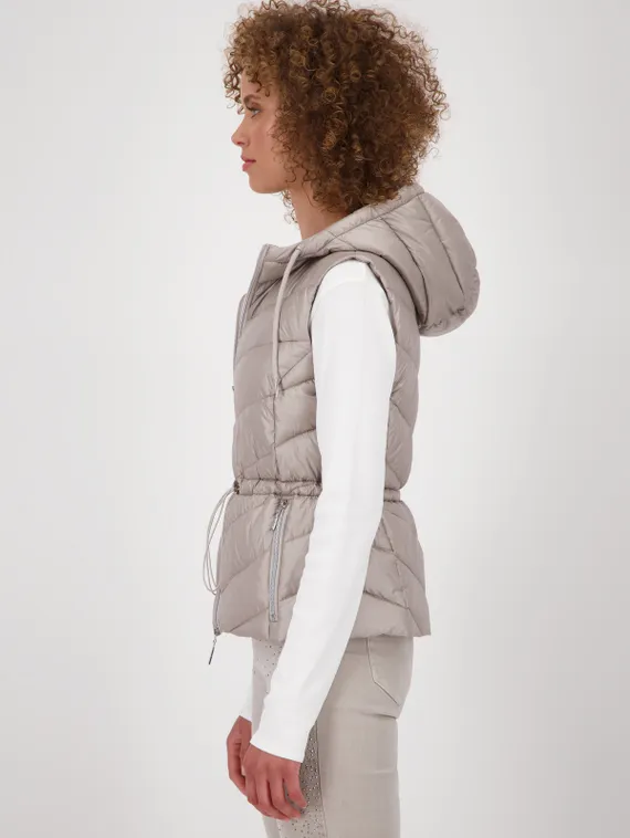 MONARI Стеганый жилет с капюшоном