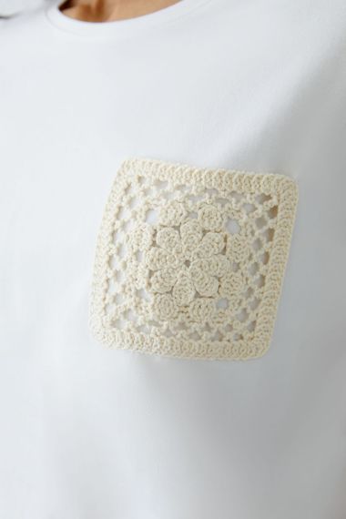 Oui Футболка с карманом