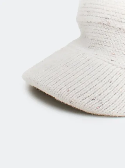 BULMER Вязаная ушанка с козырьком